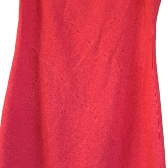 Antonio Berardi Salmon Pink Sheath Cocktail Back Zipper Italian Made Women’s S/M - Picture 4 of 15